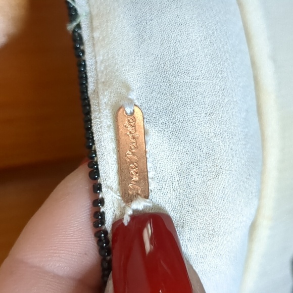 FREE PEOPLE* Speak Easy mini dress beaded and sequined open back sleeveless - Picture 11 of 14